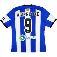 2014-15 Real Sociedad Home Shirt Agirretxe #9 *w/Tags*