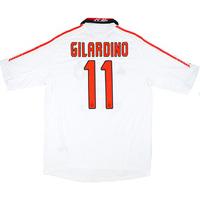 2005-06 AC Milan Player Issue Away Shirt Gilardino #11 (Very Good) M