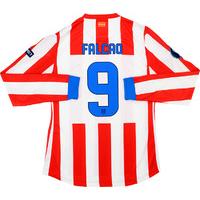 2012-13 Atletico Madrid Player Issue Super Cup Home L/S Shirt Falcao