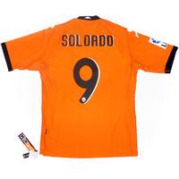 2010 11 valencia player issue away shirt soldado 9 wtags