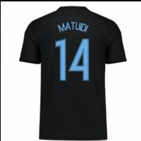 2017-18 France Away Nike Shirt (Black) - Kids (Matuidi 14)