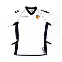 2010-11 Valencia L/S Player Issue European Home Shirt *BNIB*