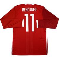 2016 Denmark Adizero Player Issue Home L/S Shirt Bendtner #11 *w/Tags*