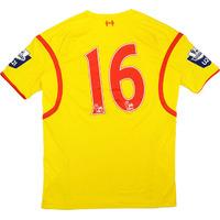 2014 15 liverpool u21 match worn away shirt 16