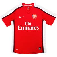 2008 10 arsenal home shirt very good l