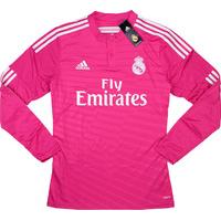 2014-15 Real Madrid Player Issue Adizero Away L/S Shirt *w/Tags*