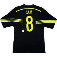 2013 15 spain adizero player issue away ls shirt xavi 8 wtags