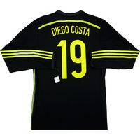 2013 15 spain adizero player issue away ls shirt diego costa 19