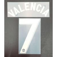 2011-13 Manchester United European Valencia #7 Name Set