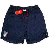 2007 08 italy puma training shorts bnib xl