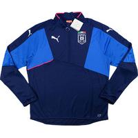 2015 16 italy puma 12 zip training top bnib xl