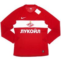 2009 spartak moscow player issue home ls shirt wtags