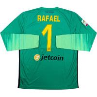 2015-16 Hellas Verona Match Issue GK Home Shirt Rafael #1 (Very Good)