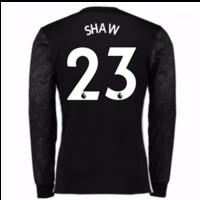 2017-18 Man Utd Away Long Sleeve Shirt (Kids) (Shaw 23)