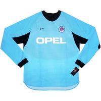 2000 01 paris saint germain player issue european gk shirt bnib