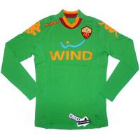 2012 13 roma player issue green gk ls shirt bnib