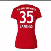 2017-18 Bayern Munich Home Womens Shirt (Sanches 35)