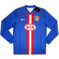 2010 11 atletico madrid player issue away ls shirt bnib