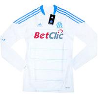 2010-11 Olympique Marseille TechFit Player Issue Home L/S Shirt *BNIB*