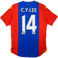 2016-17 Crystal Palace Player Issue Body Fit Home Shirt C.Y. Lee #14