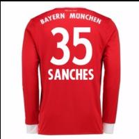 2017 18 bayern munich home long sleeve shirt sanches 35