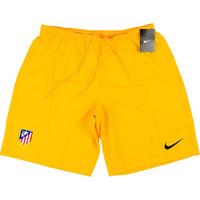 2014-15 Atletico Madrid Player Issue GK Yellow Shorts *BNIB*