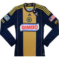 2014-15 Philadelphia Union Adizero Player Issue Authentic Home L/S