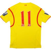 2014-15 Liverpool U21 Match Worn Away Shirt #11