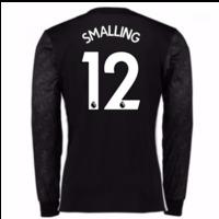 2017-18 Man Utd Away Long Sleeve Shirt (Kids) (Smalling 12)