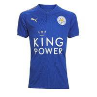 2017-2018 Leicester City Puma Home Football Shirt (Kids)
