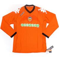 2010-11 Valencia L/S Player Issue Away Shirt *BNIB*