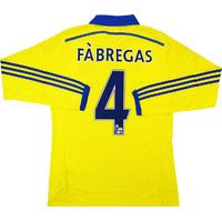 2014-15 Chelsea Player Issue Adizero Away L/S Shirt Fàbregas #4