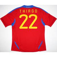 2010-11 Spain World Champions Home Shirt Thiago #22 *w/Tags*