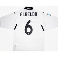 2009 10 valencia ls match issue home shirt albelda 6 wtags