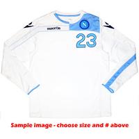 2011 12 napoli player worn champions league sweat top excellent