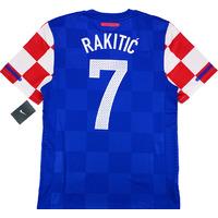 2010 12 croatia player issue away shirt rakiti 7 wtags xl