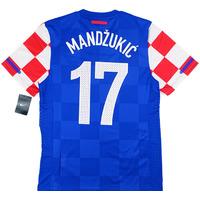 2010 12 croatia player issue away shirt manduki 17 wtags xl