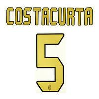 2004 07 ac milan player issue home costacurta 5 name set