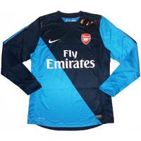 2012-13 Arsenal L/S Player Issue Domestic Prototype Fourth Shirt