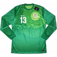 2013 England Player Issue \'150?? anniversary\' GK Home Shirt #13