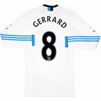 2011 12 liverpool techfit player issue third ls shirt gerrard 8