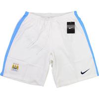2015-16 Manchester City Player Issue Home Shorts *BNIB*
