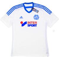 2014-15 Olympique Marseille Player Issue Authentic Adizero Home Shirt