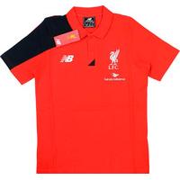 2015-16 Liverpool New Balance Training Polo T-shirt *BNIB* M.Boys