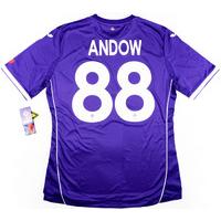 2014 Fiorentina Coppa Italia Final Home Shirt Andow #88 *w/Tags*