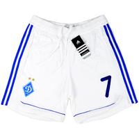 2011-12 Dynamo Kiev Player Issue Home Shorts #7 (Shevchenko) *w/Tags*