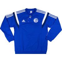 2014 15 schalke adidas sweat top bnib