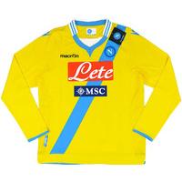 2013-14 Napoli Third L/S Shirt *BNIB* L.Boys