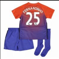 2016 17 manchester city third mini kit fernandinho 25