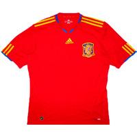 2009-10 Spain Home Shirt (Very Good) L